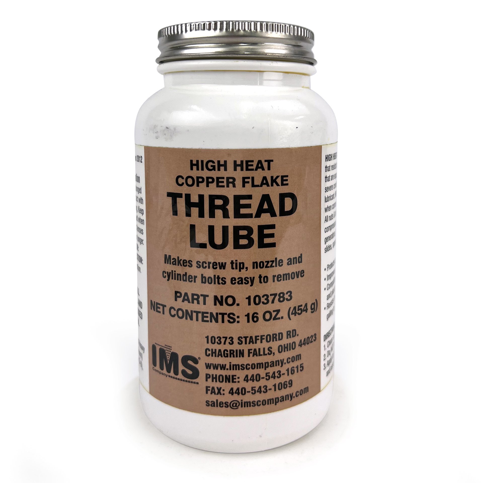 Thread Lube, Anti-Seize Copper Flake, 16 oz, - Image 1