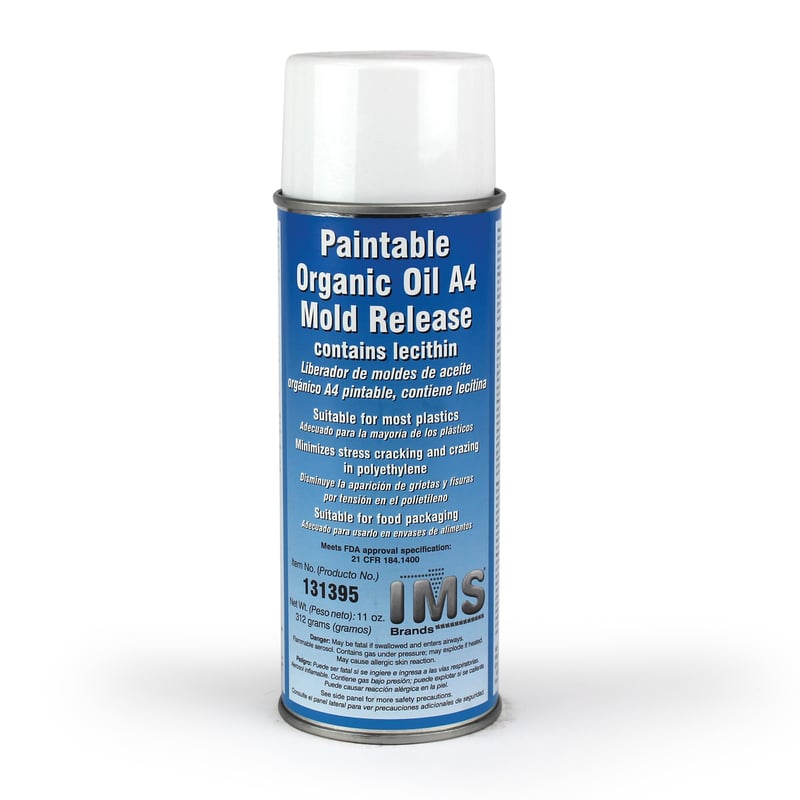 Mold Release, Organic Oil, Paintable, A4