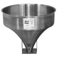 Spiral Hopper, 24" Diameter Stainless Steel - Image 1