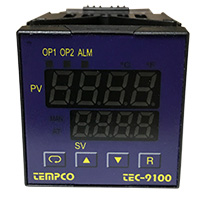 Temperature Controller, Model 9100, 1/16 DIN (161857 and 161408).