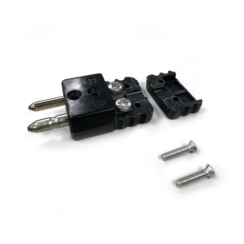 Thermocouple Plug, Standard Size, Male, Type J, Polarized