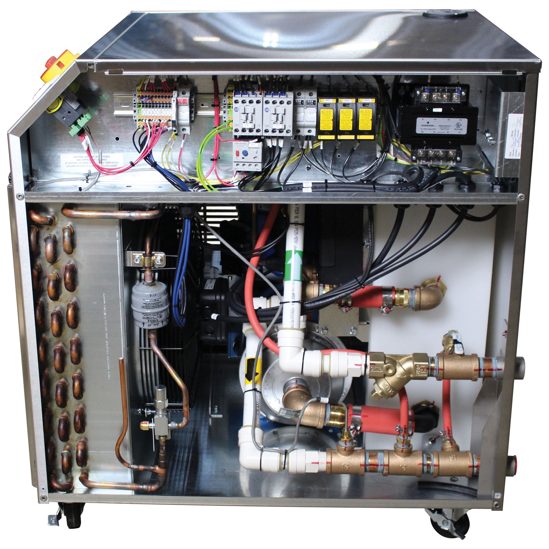 Chiller, J Series, 18000 Btu/hr 230/60/3 Volt, Includes Auto Water Fill, Complete with Casters. - Image 3