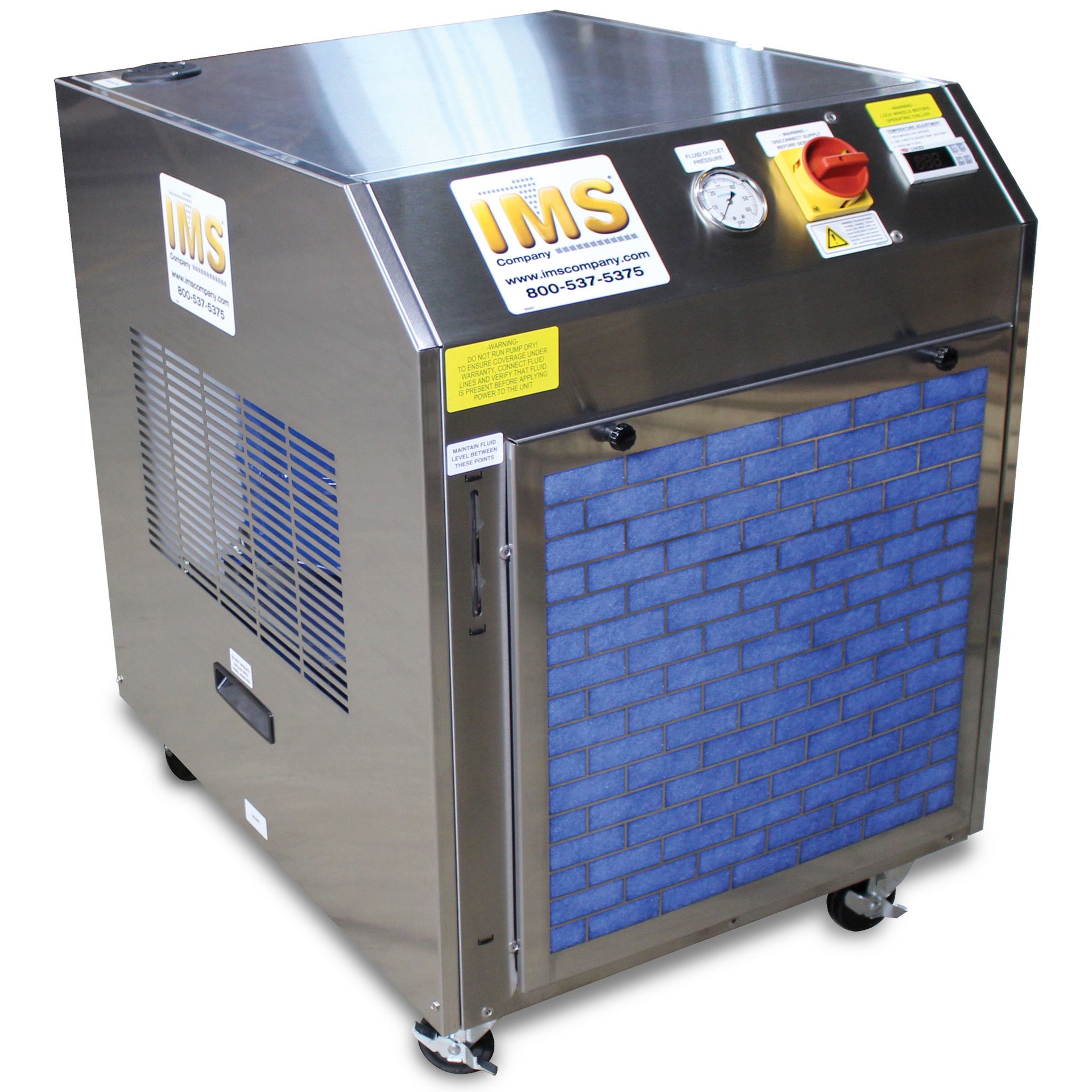 Chiller, J Series, 18000 Btu/hr 460/60/3 Volt, Includes Auto Water Fill, Complete with Casters. - Image 1