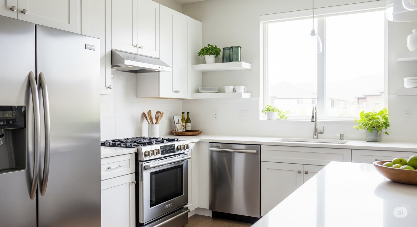 Professional cleaning team at work