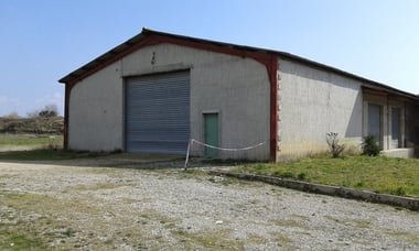 Vue coté ouest - A louer entrepôt à Sainte Tulle proche Manosque