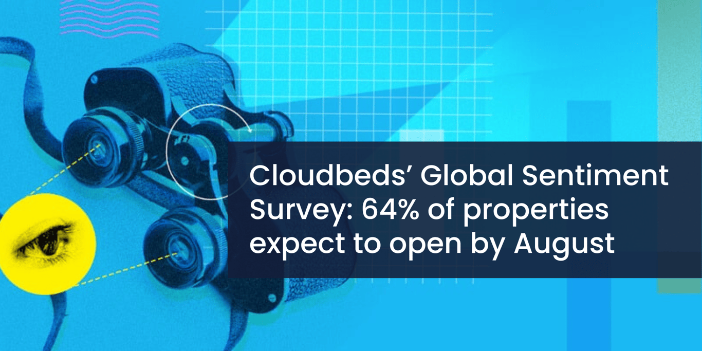 Cloudbeds’ Global Sentiment Survey: 64% of properties expect to be open by August