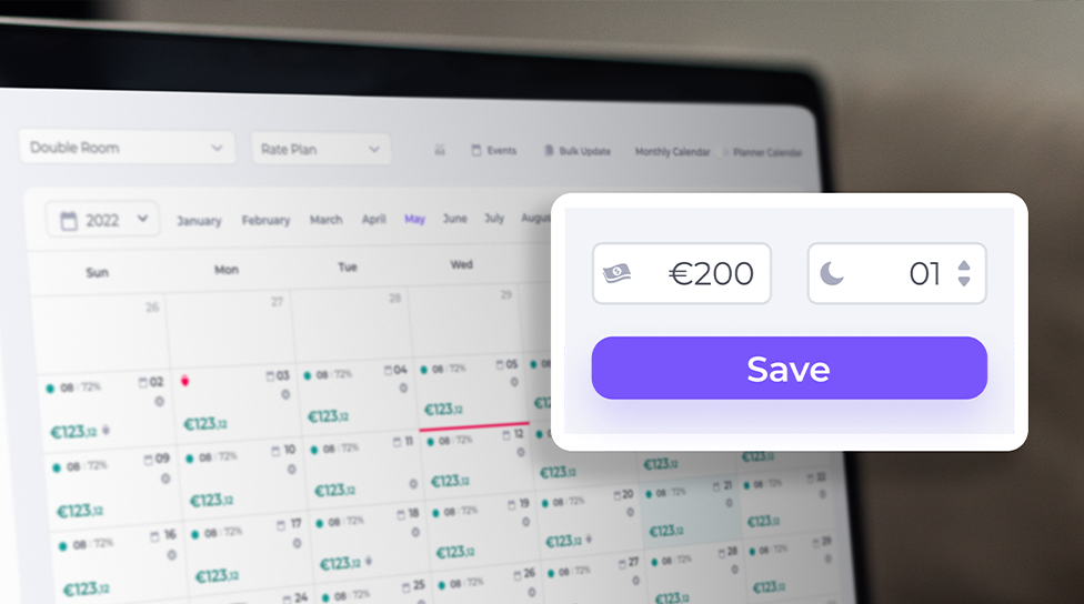 Screenshot of hotel management software integrating various hospitality tech solutions.