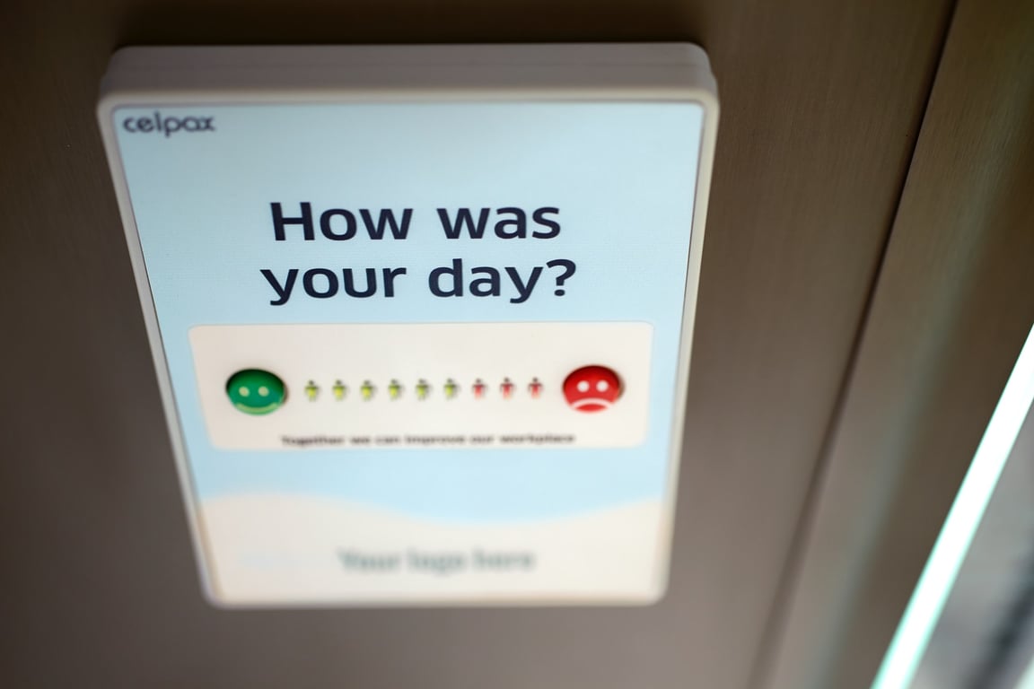 Button to give feedback