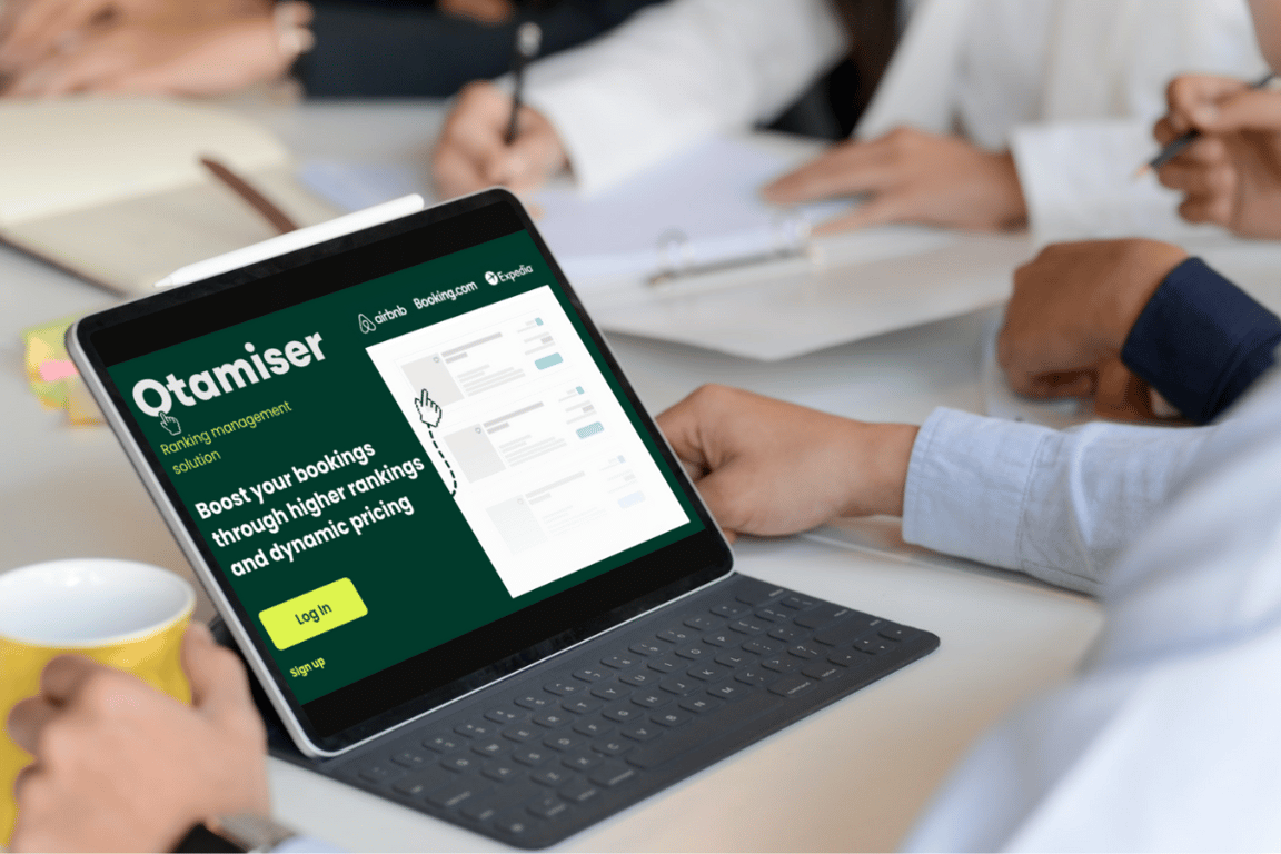 Ranking management tool in action for optimizing hotel OTA performance.