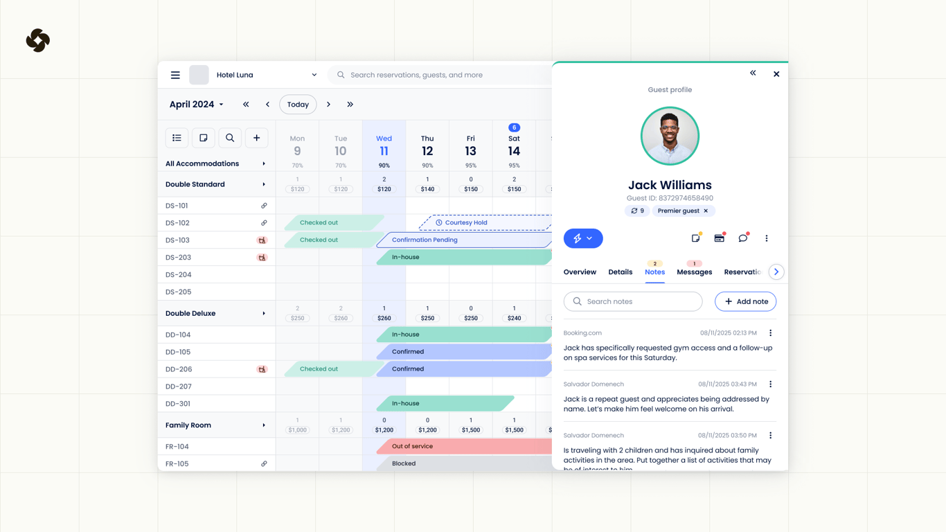 Cloudbeds - Metasearch Management Software Screenshot