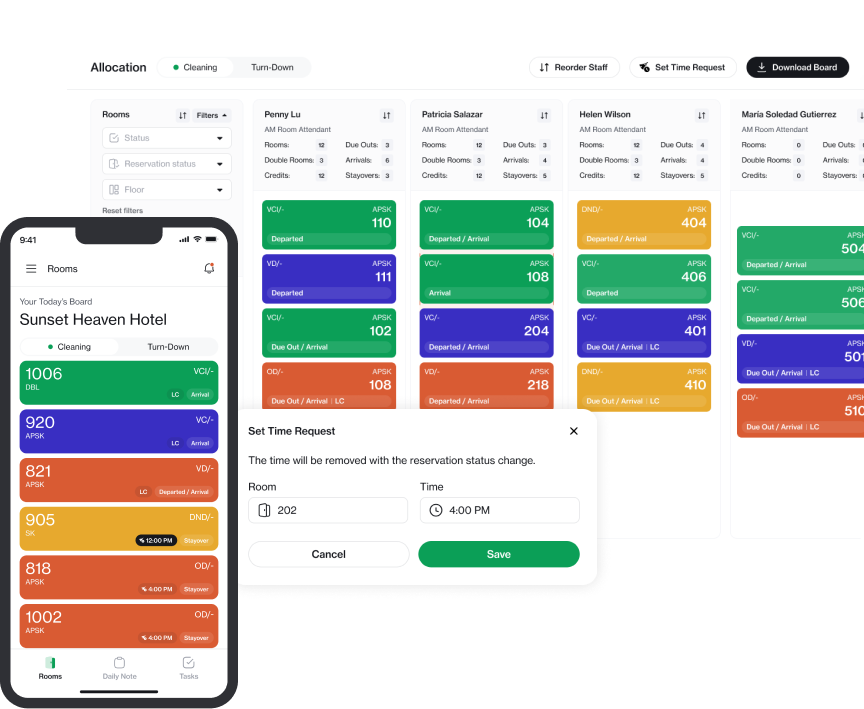 Maitre - Operations Management Software Screenshot