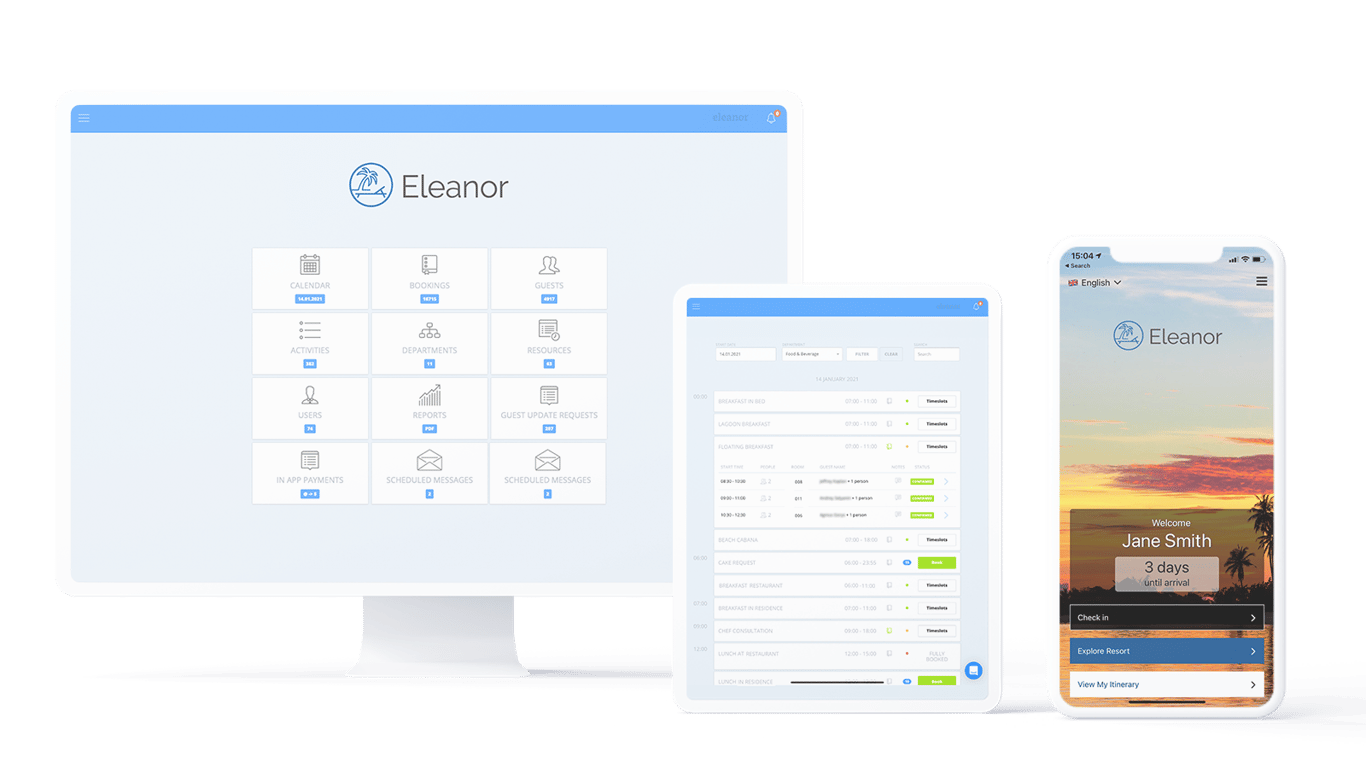 Eleanor - Contactless Check-in Software Screenshot