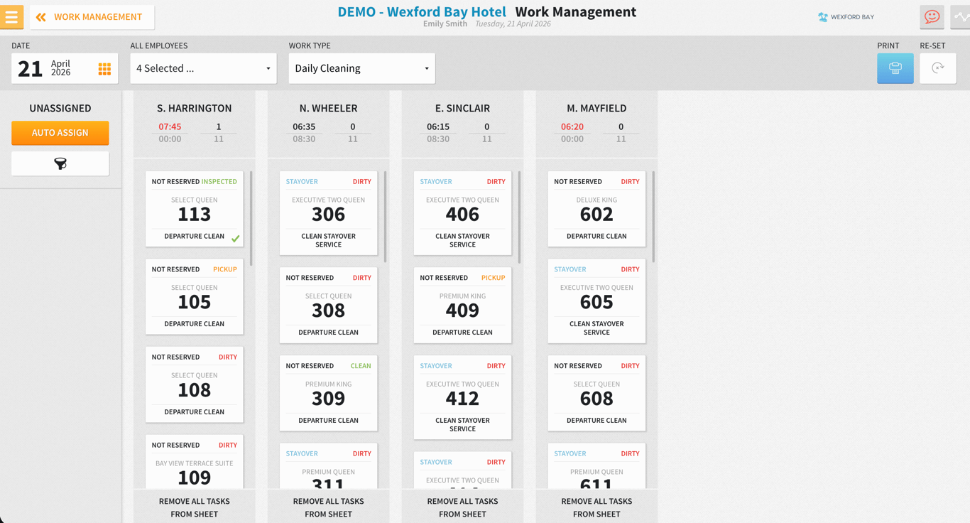 Stayntouch - Property Management System Screenshot