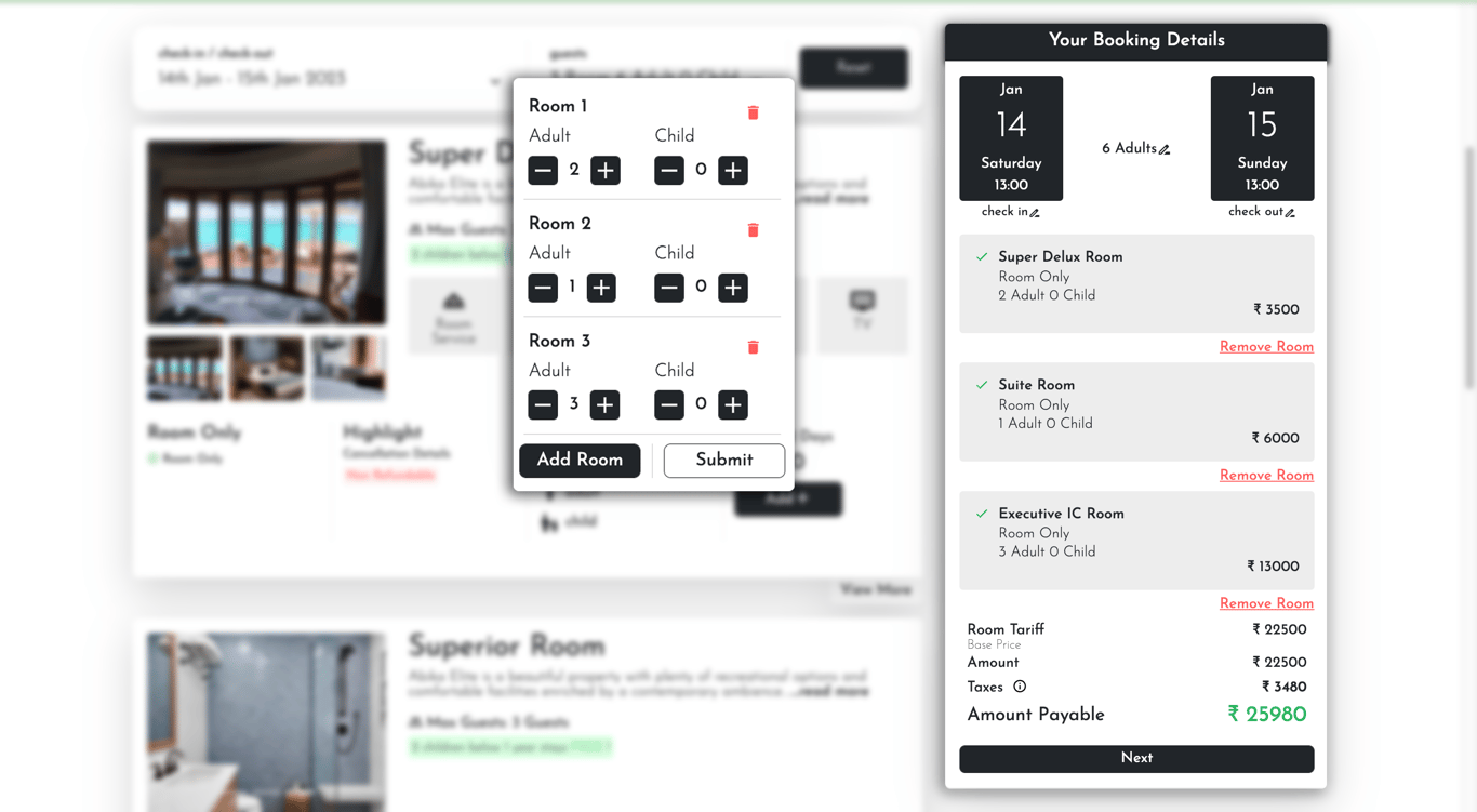 SYSOTEL - Revenue Management Software Screenshot