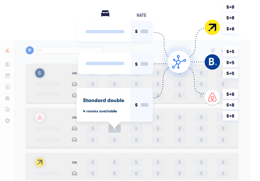 Interface of Lighthouse automated dynamic pricing tool for hotels