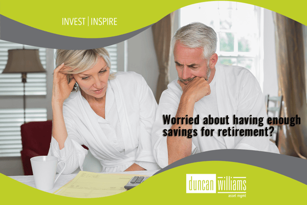If you're worried about having enough savings for retirement, there are a few things you can do: