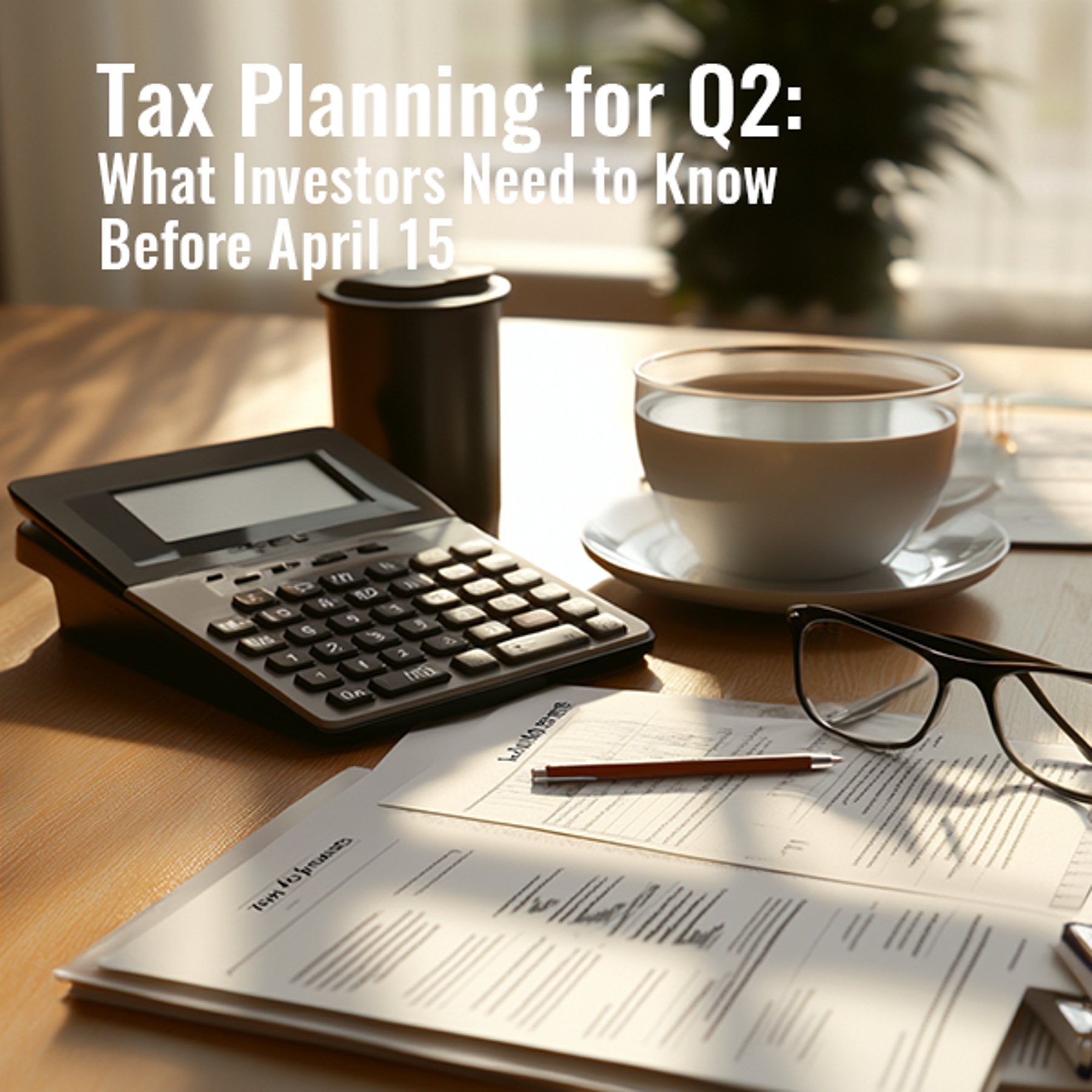 Tax Planning for Q2: What Investors Need to Know Before April 15