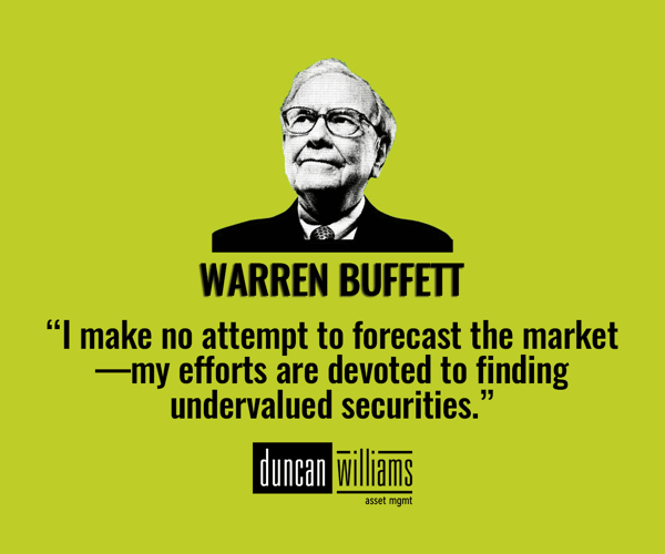 “I make no attempt to forecast the market—my efforts are devoted to finding undervalued securities.”