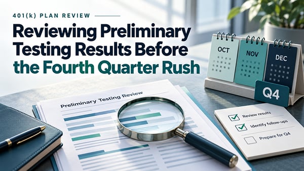 Reviewing Preliminary Testing Results Before the Fourth Quarter Rush
