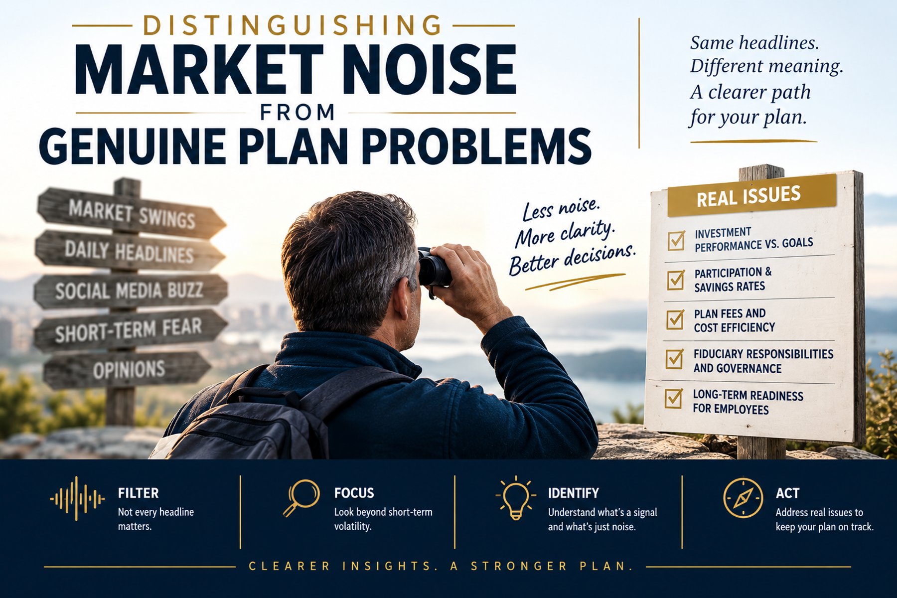 Distinguishing Market Noise From Genuine Plan Problems: A Framework for Business Owners