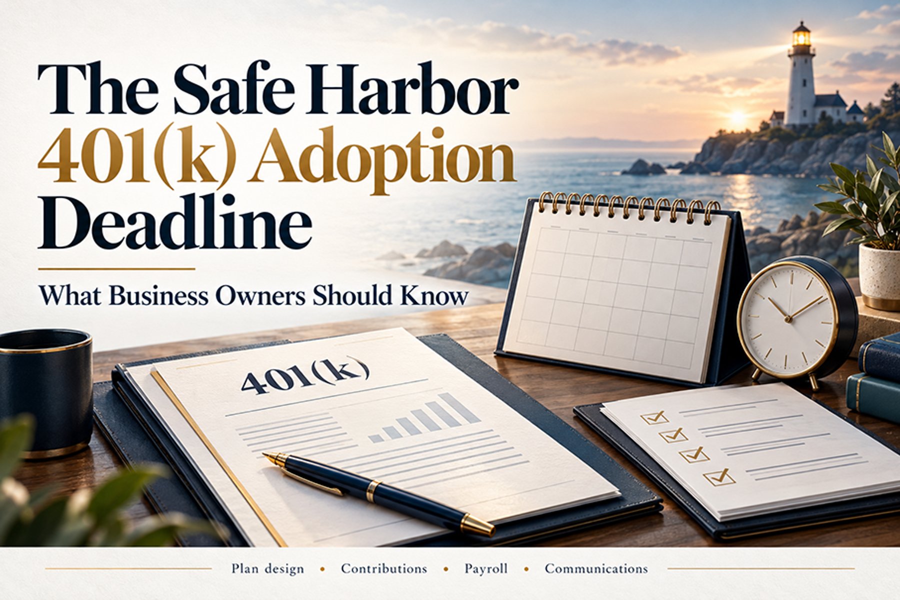 The Safe Harbor 401(k) Adoption Deadline: What Business Owners Should Know