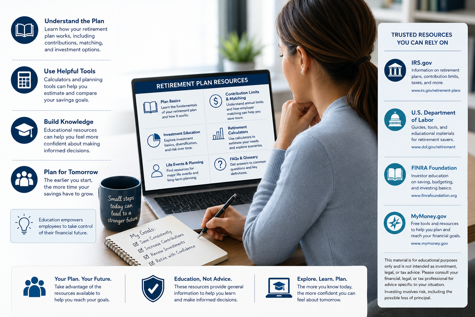 Helping Employees Understand Their Retirement Plan: Resources You Can Point Them To Without Giving Advice