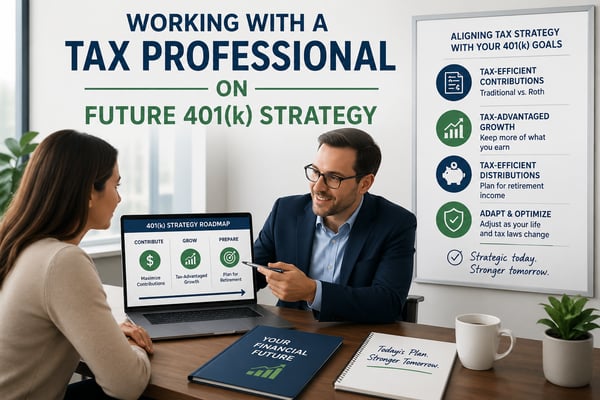 Working With a Tax Professional on Future 401(k) Strategy