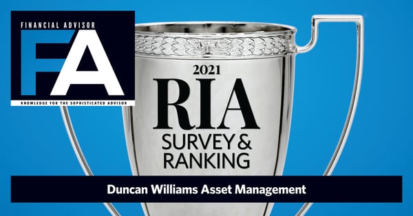 Duncan Williams Asset Management Ranked #1 Fastest Growing RIA in America 