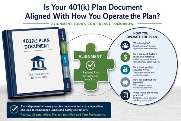 Is Your 401(k) Plan Document Aligned With How You Operate the Plan?