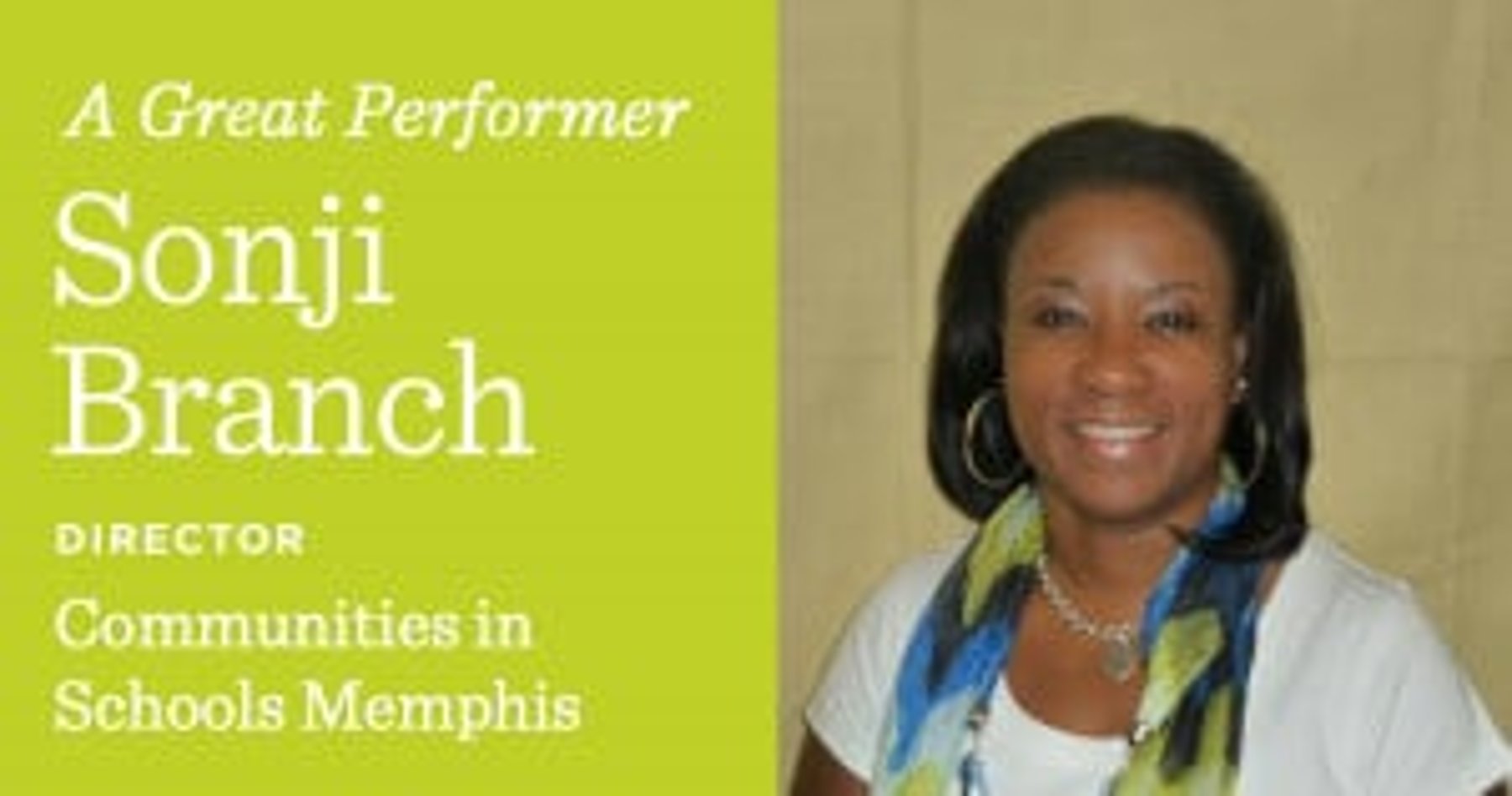 Sonji Branch, Director, Communities in Schools Memphis