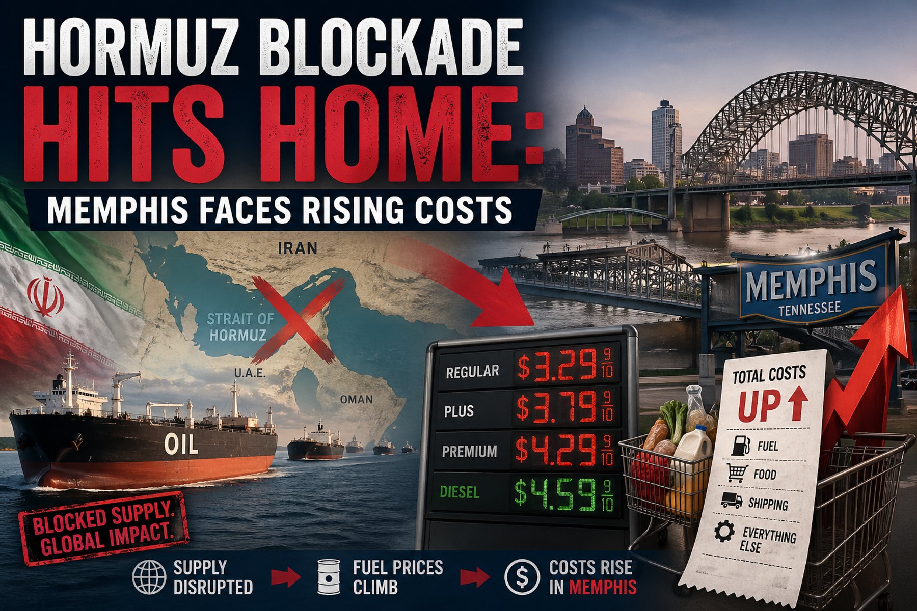 Hormuz Blockade Hits Home: Memphis Faces Rising Costs