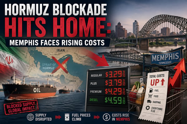 Hormuz Blockade Hits Home: Memphis Faces Rising Costs