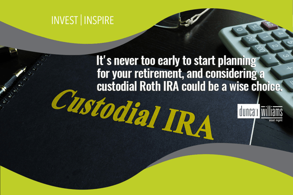 It's never too early to start planning for your retirement, and considering a custodial Roth IRA could be a wise choice.