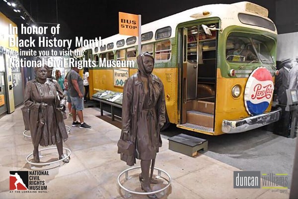 In honor of Black History Month we invite you to visit the National Civil Rights Museum
