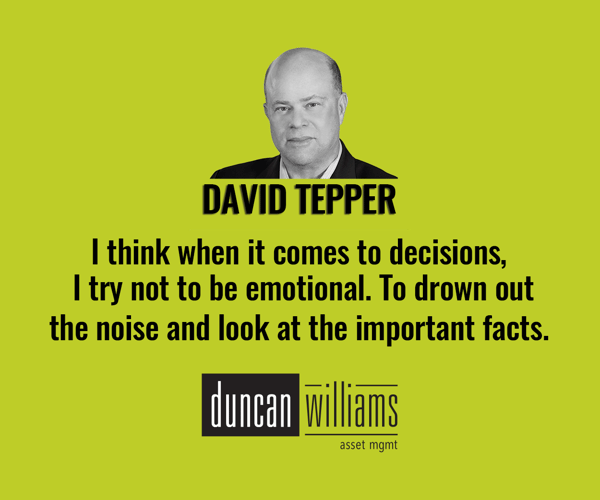 I think when it comes to decisions, I try not to be emotional. To drown out the noise and look at the important facts.