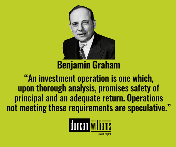 “An investment operation is one which, upon thorough analysis, promises safety of principal and an adequate return. Operations not meeting these requirements are speculative.”
