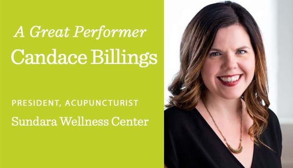 Candace Billings, President, Acupuncturist: Sundara Wellness Center