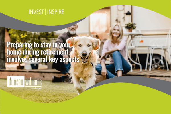  Preparing to stay in your home during retirement involves several key aspects. 