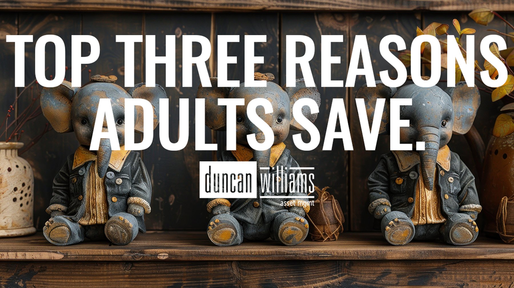 Most U.S. adults save for several key reasons, the most common of which are emergencies, retirement, and vacations.