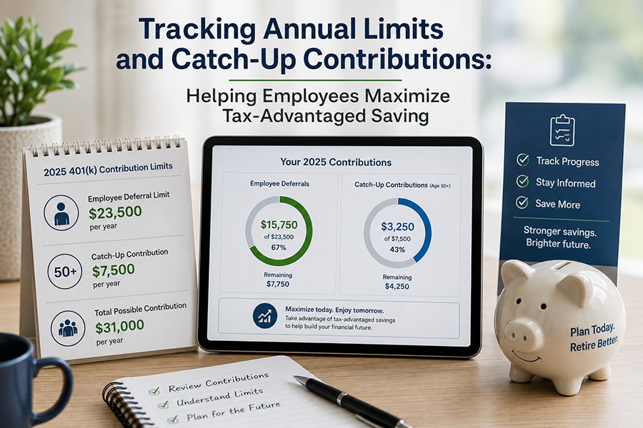 Tracking Annual Limits and Catch-Up Contributions: Helping Employees Maximize Tax-Advantaged Saving