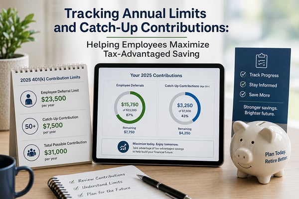 Tracking Annual Limits and Catch-Up Contributions: Helping Employees Maximize Tax-Advantaged Saving