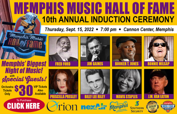 Memphis Music Hall of Fame Induction Ceremony
