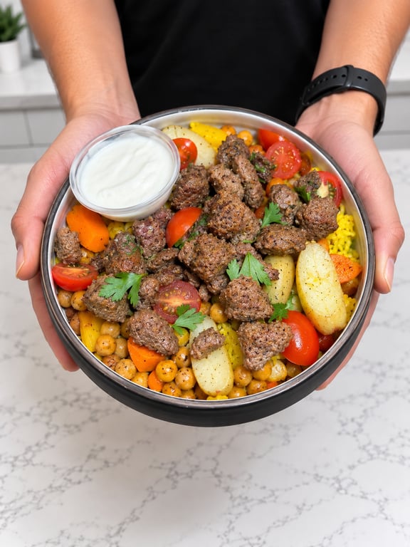 Mediterranean Spiced Beef Bowl