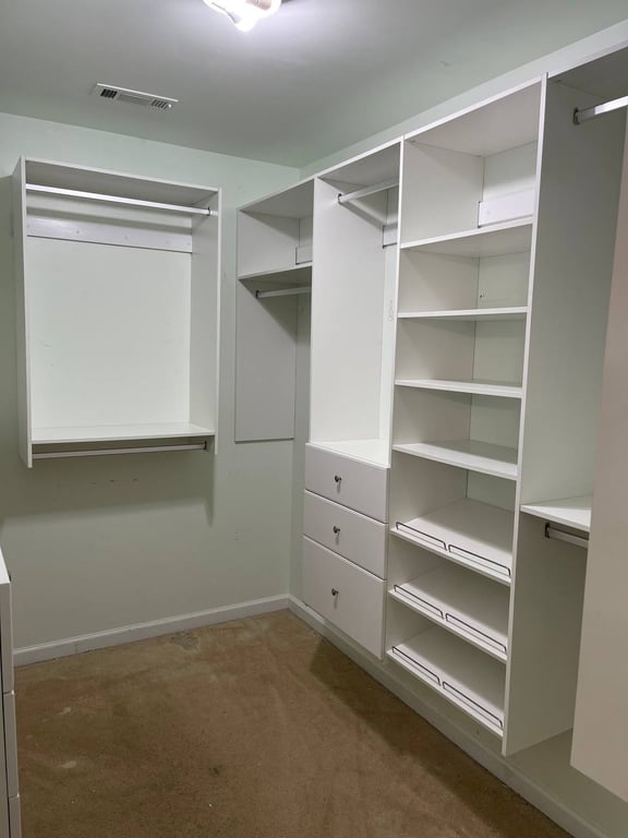 Luxury closet organization system