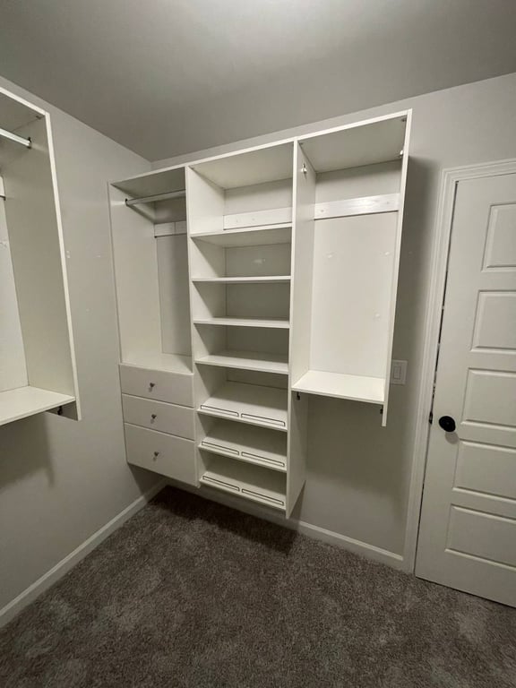 Custom walk-in closet