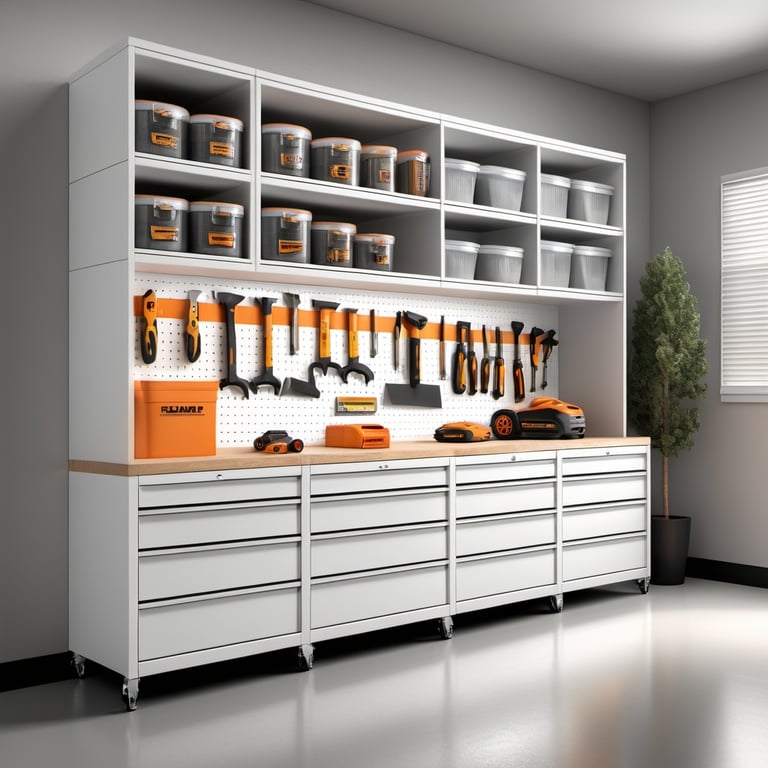 Overhead garage storage