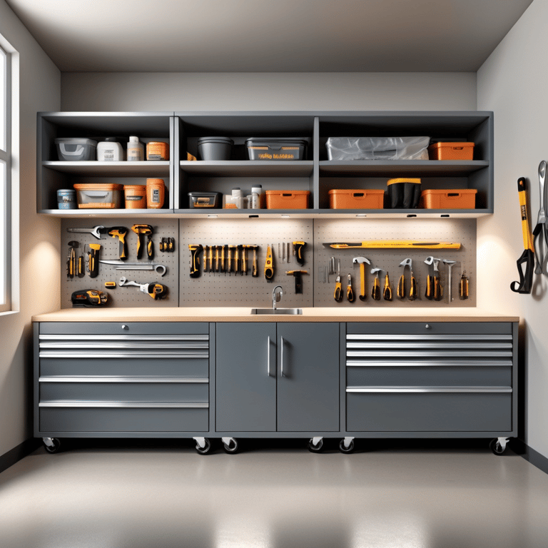 Tool storage and workbench