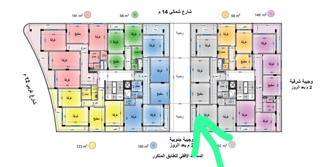 شقة على المخطط