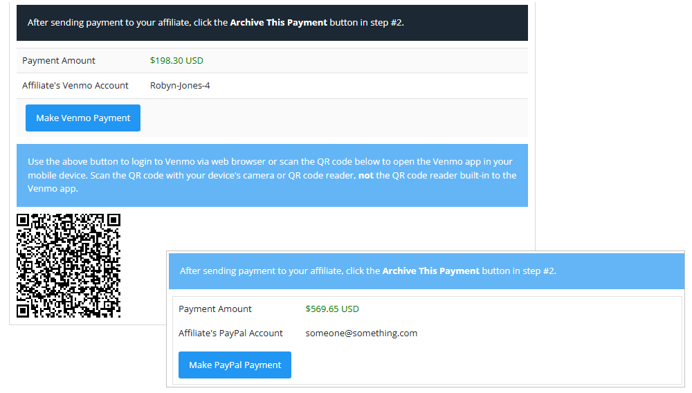 automated affiliate payment