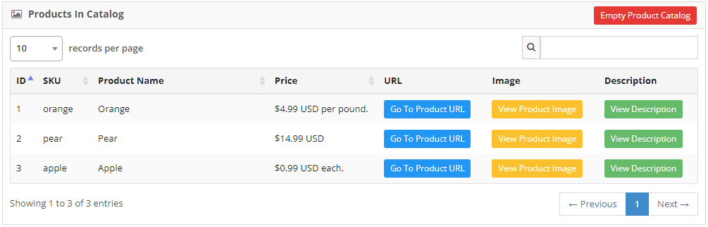 Upload your products for affiliates to promote